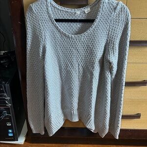 Moth Light Gray Crew Neck Sweater size medium